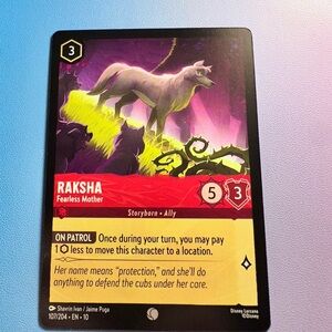 raksha [jungle book] - 107/204 (common) — lorcana: whispers in the well